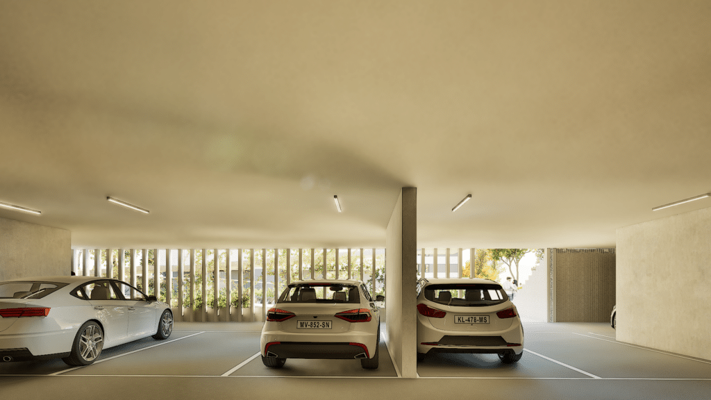 Estacionamiento Subterraneo Condominio Mirador Cisternas