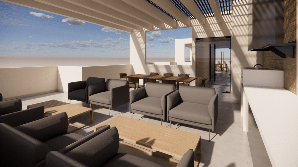 Terraza Condominio Mirador Cisternas