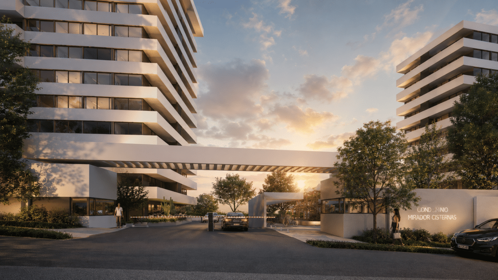 Acceso Condominio Mirador Cisternas